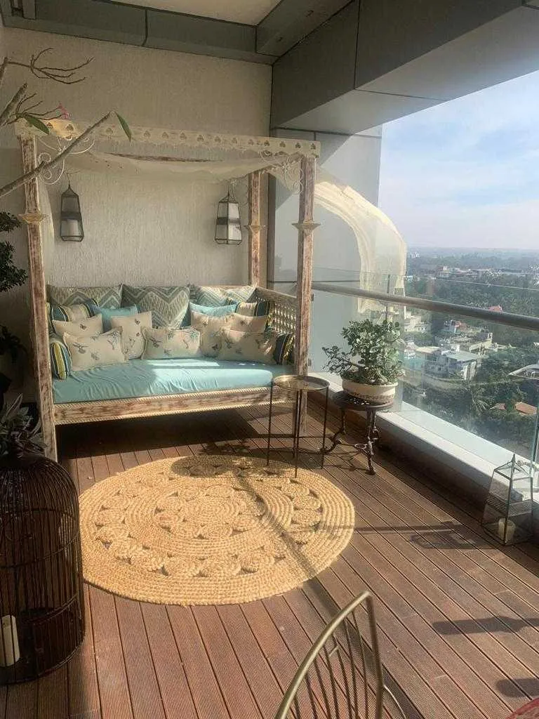 Nikhil Kamath House Balcony