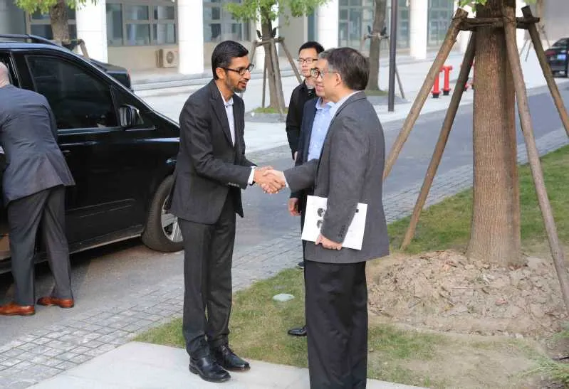 Cars at Sundar Pichai House